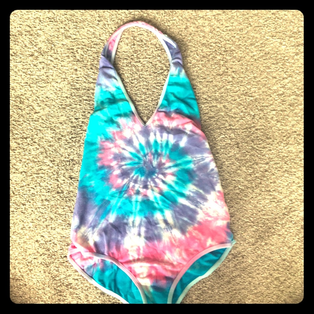 Small Etsy tie dye bodysuit